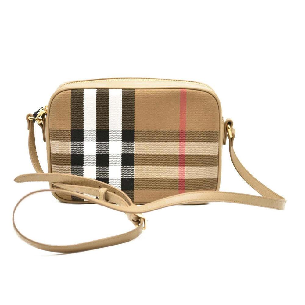 Burberry Calfskin Vintage Check Small Camera Bag Archive - Picture 3 of 15